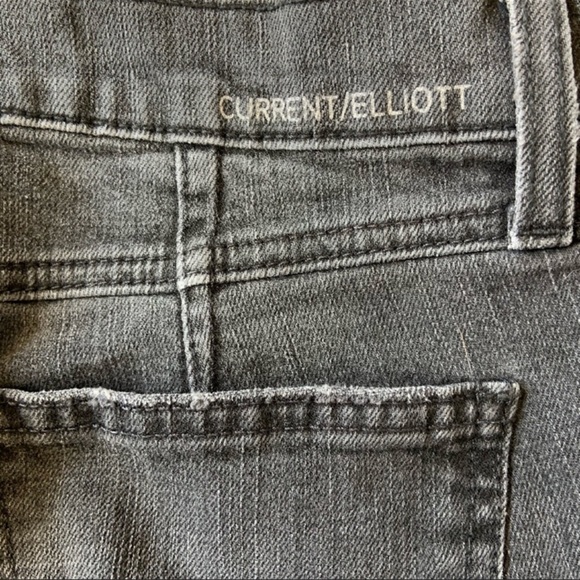 Current/Elliott Spade Ankle in Black Night Faded Black Jeans - Picture 14 of 15